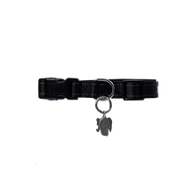 Load image into Gallery viewer, SCRIPT DOG COLLAR BLACK
