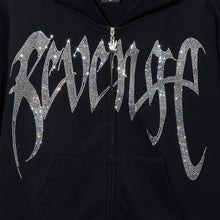 Load image into Gallery viewer, X KILL BEJEWELED ZIP BLACK/CRYSTAL
