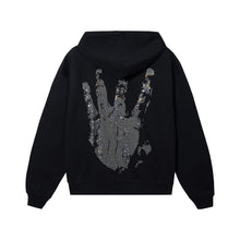 Load image into Gallery viewer, X KILL BEJEWELED ZIP BLACK/CRYSTAL
