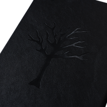 Load image into Gallery viewer, X HEARTBREAK DEBOSSED LEATHER NOTEBOOK BLACK
