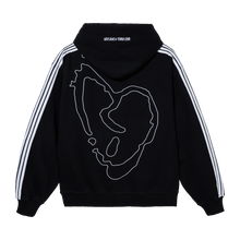 Load image into Gallery viewer, X BROKEN HEART TRACK JACKET BLACK/WHITE
