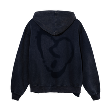 Load image into Gallery viewer, X STENCIL HEARTBREAK ZIP VINTAGE WASHED NAVY
