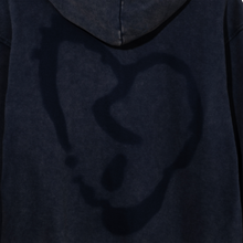 Load image into Gallery viewer, X STENCIL HEARTBREAK ZIP VINTAGE WASHED NAVY
