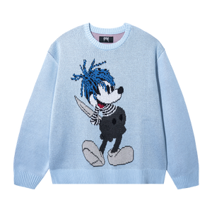 X SAD KNIT BABY BLUE