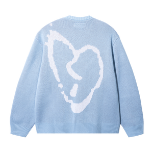 X SAD KNIT BABY BLUE