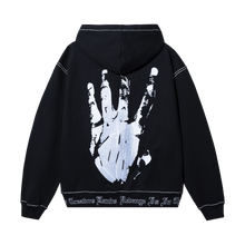 Load image into Gallery viewer, X KILL CONTRAST ZIP HOODIE BLACK/WHITE
