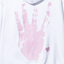 Load image into Gallery viewer, X KILL CONTRAST ZIP HOODIE WHITE/PINK
