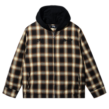 Load image into Gallery viewer, X KILL HOODED FLANNEL BROWN/BLACK
