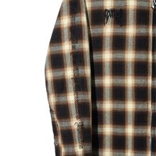 Load image into Gallery viewer, X KILL HOODED FLANNEL BROWN/BLACK
