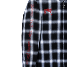 Load image into Gallery viewer, X KILL HOODED FLANNEL BLACK/RED
