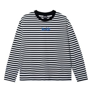 X BAD STRIPED LONG SLEEVE BLACK/WHITE