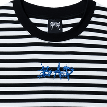 Load image into Gallery viewer, X BAD STRIPED LONG SLEEVE BLACK/WHITE
