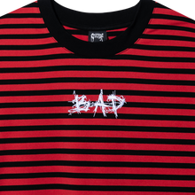 Load image into Gallery viewer, X BAD STRIPED LONG SLEEVE RED/BLACK
