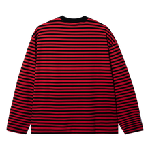 Load image into Gallery viewer, X BAD STRIPED LONG SLEEVE RED/BLACK
