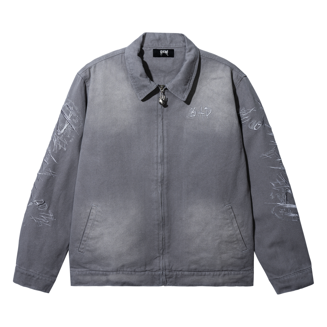 X HEARTBREAK WORK JACKET GREY