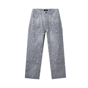 X HEARTBREAK CARPENTER PANT GREY