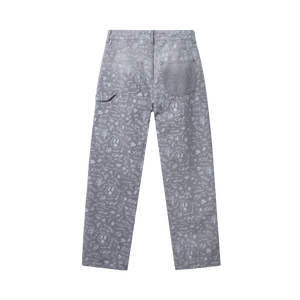 X HEARTBREAK CARPENTER PANT GREY