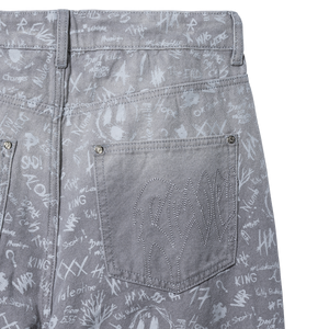 X HEARTBREAK CARPENTER PANT GREY