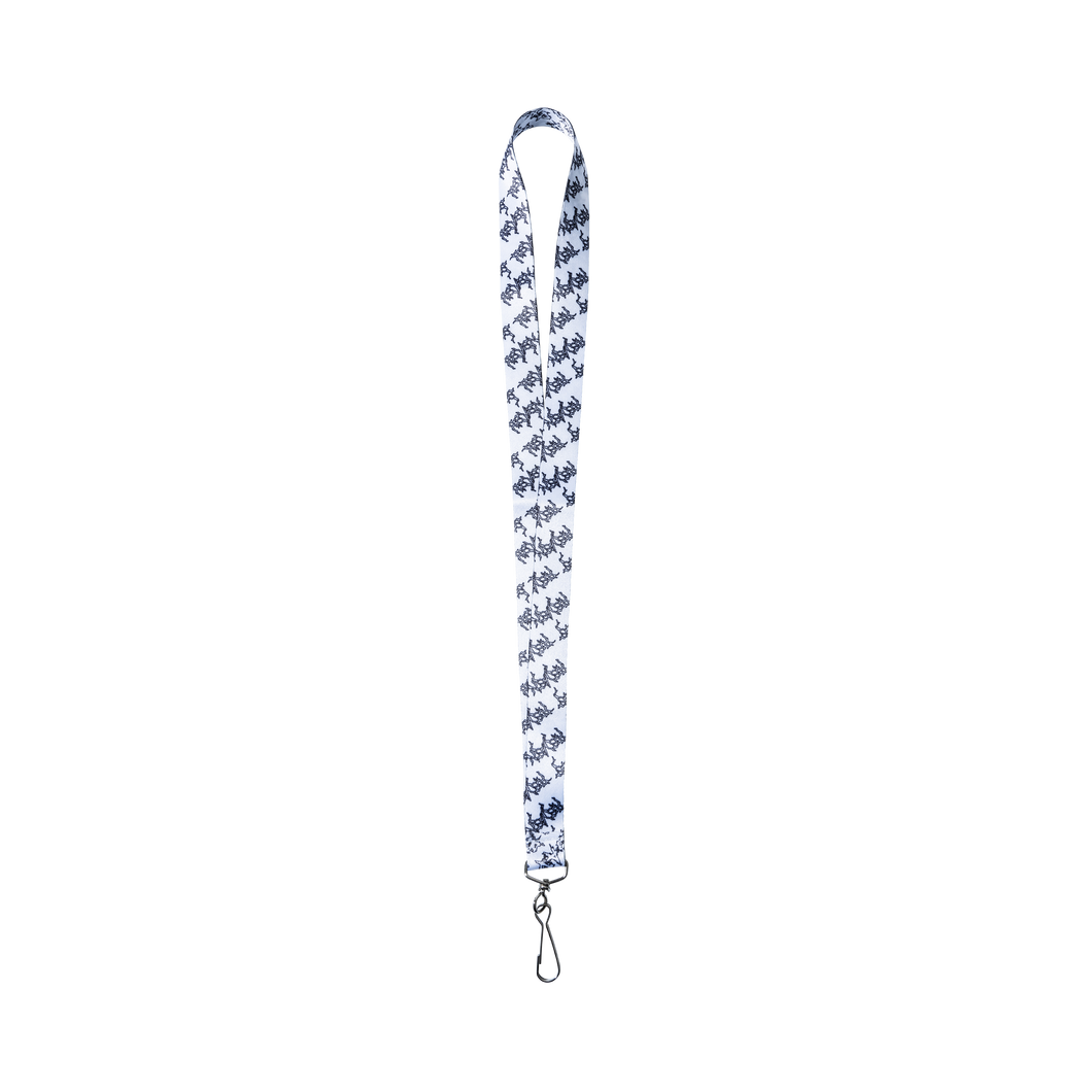 X BAD LANYARD WHITE