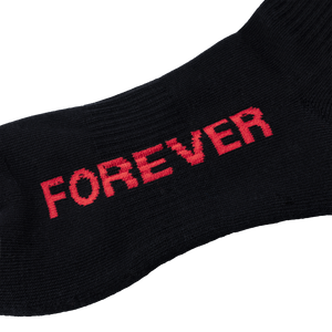 X BAD SOCKS BLACK/RED