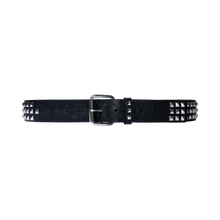 Load image into Gallery viewer, X STUDDED BELT BLACK
