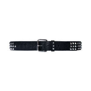 X STUDDED BELT BLACK