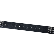 Load image into Gallery viewer, X STUDDED BELT BLACK
