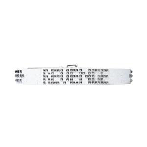 X STUDDED BELT WHITE