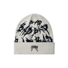 Load image into Gallery viewer, X DISTORTION BEANIE CREAM/BLACK
