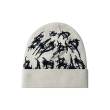 Load image into Gallery viewer, X DISTORTION BEANIE CREAM/BLACK
