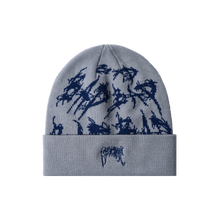 Load image into Gallery viewer, X DISTORTION BEANIE GREY/BLUE
