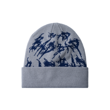 Load image into Gallery viewer, X DISTORTION BEANIE GREY/BLUE
