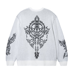 RENAISSANCE KNIT WHITE/BLACK