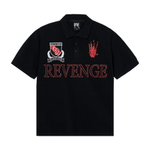 Load image into Gallery viewer, X HEARTBREAK CREST POLO BLACK/RED
