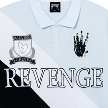 Load image into Gallery viewer, X HEARTBREAK CREST POLO BLUE/WHITE
