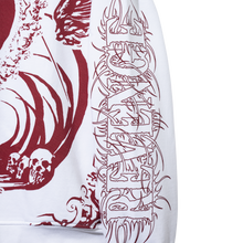 Load image into Gallery viewer, SHRINE ZIP WHITE/MAROON
