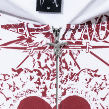 Load image into Gallery viewer, SHRINE ZIP WHITE/MAROON
