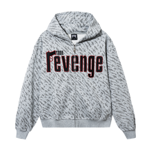 Load image into Gallery viewer, SOPRANO EMBROIDERED ZIP HEATHER GREY
