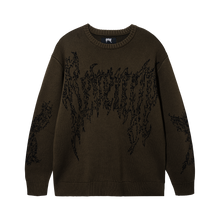 Load image into Gallery viewer, RENAISSANCE KNIT OLIVE/BLACK
