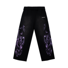 Load image into Gallery viewer, AIRBRUSHED REAPER SWEATPANTS WASHED BLACK/PINK
