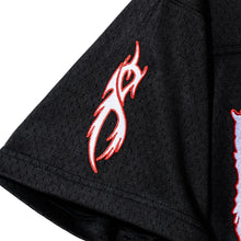 Load image into Gallery viewer, MOSH FOOTBALL JERSEY BLACK/RED
