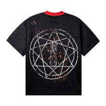 Load image into Gallery viewer, MOSH FOOTBALL JERSEY BLACK/RED
