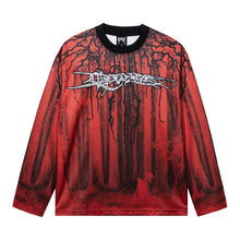 Load image into Gallery viewer, FOREST FOG JERSEY LONG SLEEVE BLACK/RED
