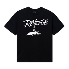 Load image into Gallery viewer, X REVENGE IS 4 TWO TEE BLACK
