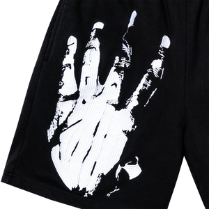 X KILL EMBROIDERED SHORTS BLACK