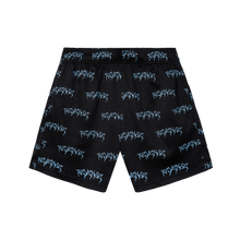 Load image into Gallery viewer, X MASSACRE SHORTS BLACK/BLUE
