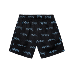 X MASSACRE SHORTS BLACK/BLUE