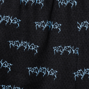 X MASSACRE SHORTS BLACK/BLUE