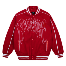 Load image into Gallery viewer, X DON'T KILL YOUR FRIENDS BASEBALL JACKET RED
