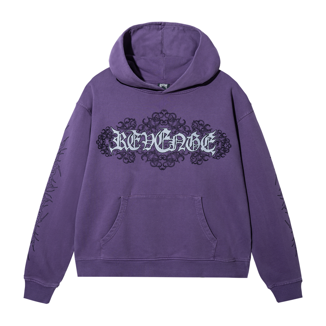 SCROLL HOODIE IRIS